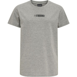 hummel Offgrid T-Shirt Kinder grey melange/forged iron 116