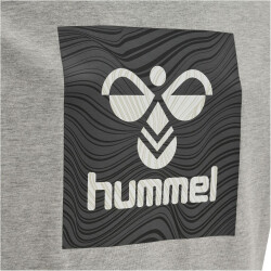 hummel Offgrid T-Shirt Kinder grey melange/forged iron 116