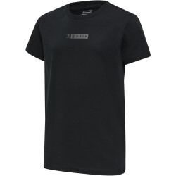 hummel Offgrid T-Shirt Kinder jet black/forged iron 116