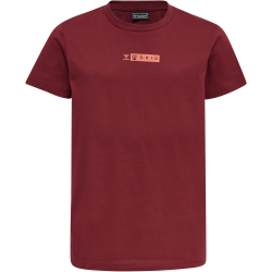 hummel Offgrid T-Shirt Kinder rhubarb/nasturtium 116
