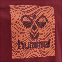 hummel Offgrid T-Shirt Kinder rhubarb/nasturtium 116