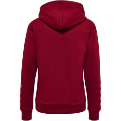 hummel Offgrid Hoodie Damen rhubarb/nasturtium XS