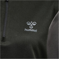 hummel Ongrid 1/2-Zip Trainings-Top Damen jet black/forged iron L