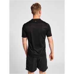 hummel Core XK Striped gestreiftes Trikot Herren black/true red 3XL