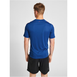 hummel Core XK Striped gestreiftes Trikot Herren true blue/true red S