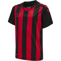 hummel Core XK gestreiftes Trikot Kinder black/true red 116