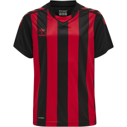 hummel Core XK gestreiftes Trikot Kinder black/true red 116