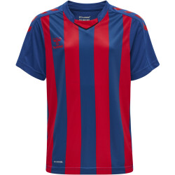 hummel Core XK gestreiftes Trikot Kinder true blue/true red 128