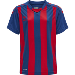 hummel Core XK gestreiftes Trikot Kinder true blue/true red 116