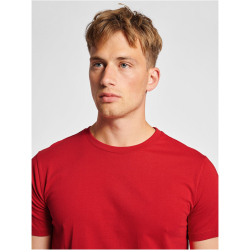 hummel hmlRED Basic T-Shirt Herren tango red S