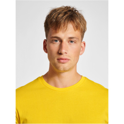 hummel hmlRED Basic T-Shirt Herren empire yellow M