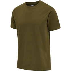 hummel hmlRED Basic T-Shirt Herren dark olive S