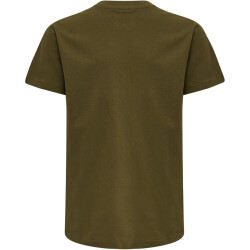 hummel hmlRED Basic T-Shirt Kinder dark olive 116