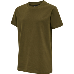 hummel hmlRED Basic T-Shirt Kinder dark olive 128