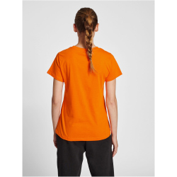 hummel hmlRED Basic T-Shirt Damen orange tiger S