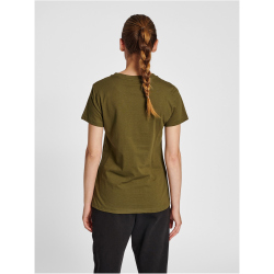 hummel hmlRED Basic T-Shirt Damen dark olive L
