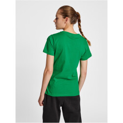 hummel hmlRED Basic T-Shirt Damen jolly green XS