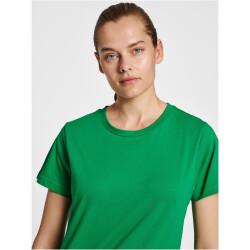 hummel hmlRED Basic T-Shirt Damen jolly green XS