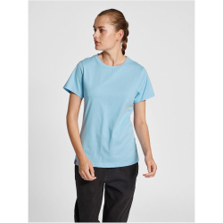 hummel hmlRED Basic T-Shirt Damen blue bell XS