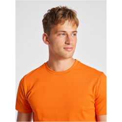 hummel hmlRED Heavy T-Shirt Herren orange tiger XL