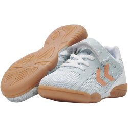 hummel Root Elite Handballschuhe mit Klettverschluss Kinder illusion blue 34