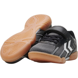 hummel Root Elite Handballschuhe mit Klettverschluss Kinder black 28