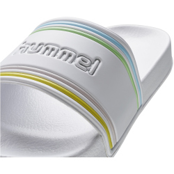 hummel Pool Slide Retro Badelatschen white/multicolor 46