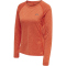 newline Running Langarmshirt Damen spicy orange melange XXL