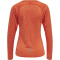 newline Running Langarmshirt Damen spicy orange melange XXL