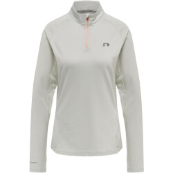 newline 1/2-Zip Running Trainings-Top Damen oyster mushroom melange XXL