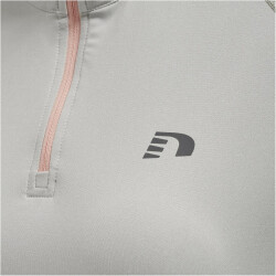 newline 1/2-Zip Running Trainings-Top Damen oyster mushroom melange XXL