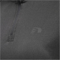 newline 1/2-Zip Running Trainings-Top Damen forged iron melange XXL