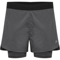 newline 2in1 Running Shorts Damen forged iron XXL