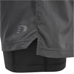 newline 2in1 Running Shorts Damen forged iron XXL