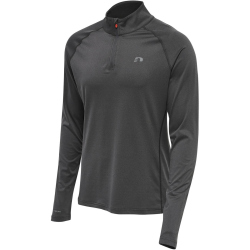 newline 1/2-Zip Langarmshirt Herren forged iron melange XXL