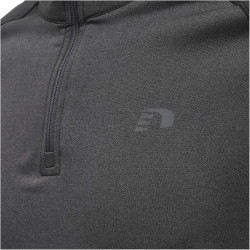 newline 1/2-Zip Langarmshirt Herren forged iron melange XXL
