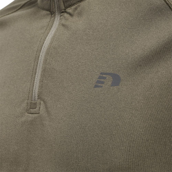 newline 1/2-Zip Langarmshirt Herren winter twig melange XXL