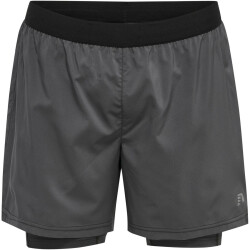 newline 2in1 Running Shorts Herren forged iron XXL