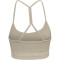 hummel hmlTIFFY Seamless Sports Top chateau gray XS