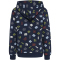 hummel hmlLETTERS Hoodie Jungen black iris 110