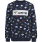 hummel hmlLETTERS Sweatshirt Jungen black iris 110
