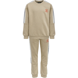 hummel hmlMOLTE Jogginganzug Jungen humus melange 104