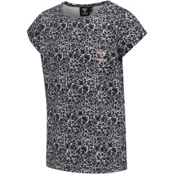 hummel hmlNANNA T-Shirt Mädchen black/white 104