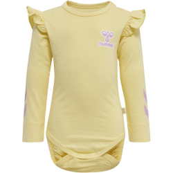 hummel hmlMIRABEL langarm Baby-Body pale banana 56