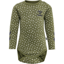 hummel hmlCONNOR langarm Baby-Body capulet olive 56