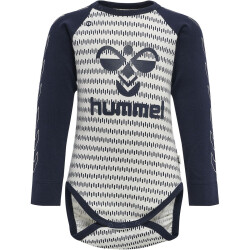 hummel hmlDESMOND langarm Baby-Body black iris 62