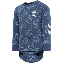 hummel hmlCOLLIN langarm Baby-Body ensign blue 80
