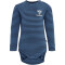 hummel hmlMULLE langarm Baby-Body black iris 56