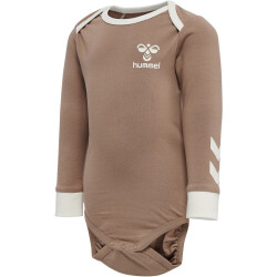 hummel hmlMAULE langarm Baby-Body beaver fur 56