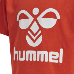 hummel hmlTRES T-Shirt Kinder cherry tomato 110